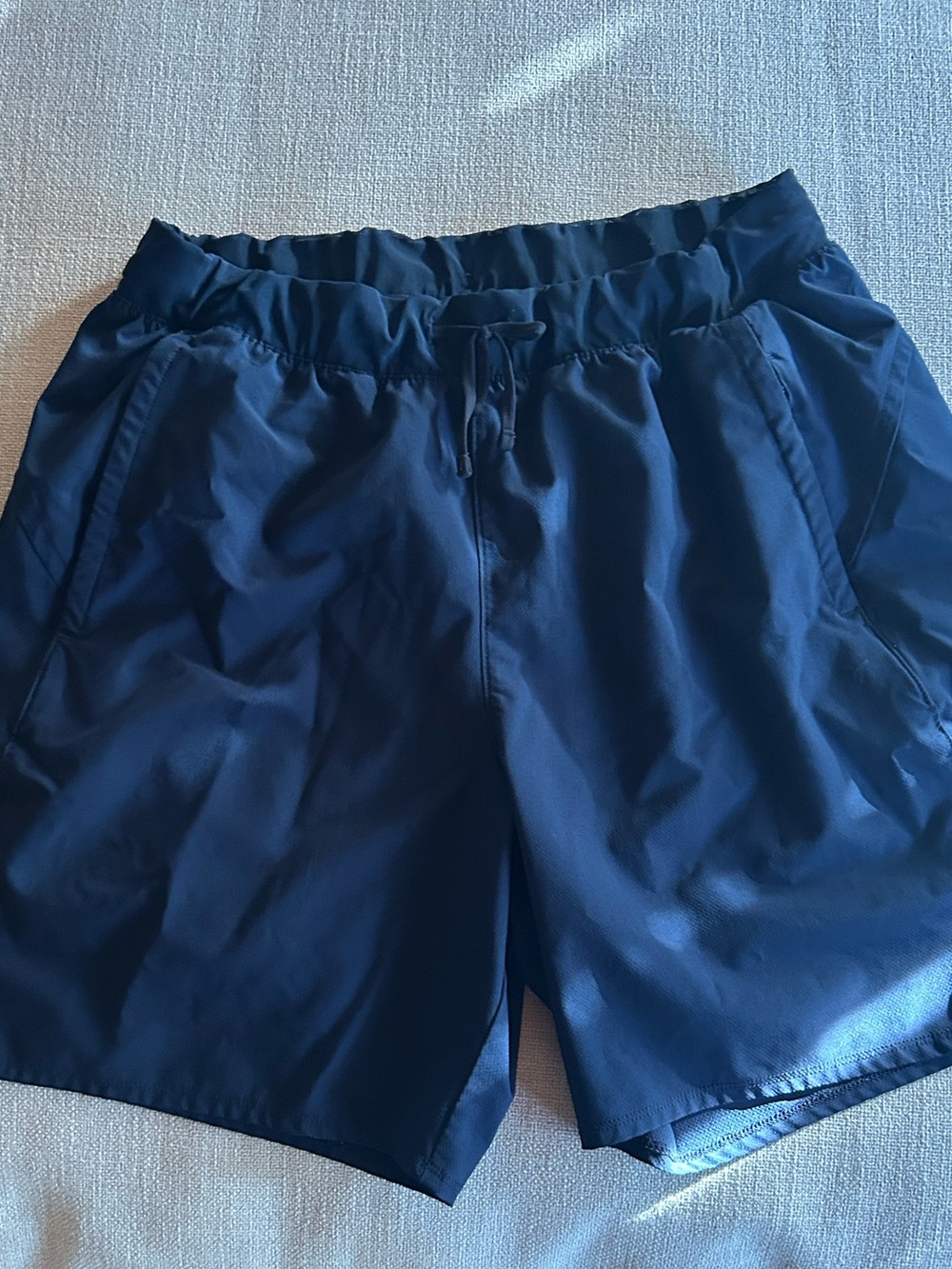 Old Navy Navy Athletic Drawstring Shorts